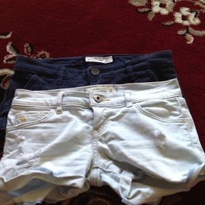 2 pairs of Abercrombie  kids shorts
