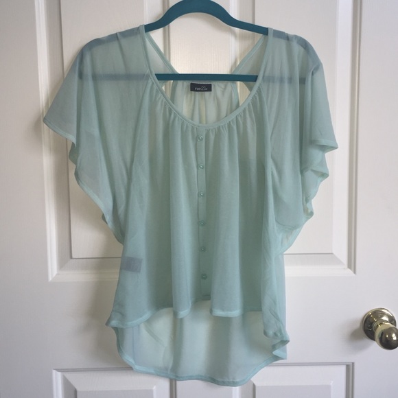 Turquoise Flowy Top from Rue 21