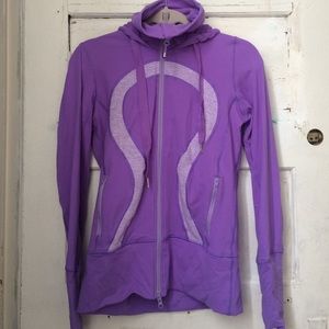 Lululemon Purple Jacket with Hood & Pockets