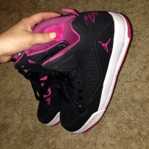 • TRADE • Black & pink Jordan's