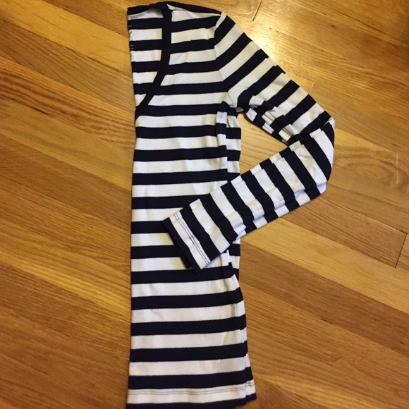 Navy and white stripe Gap Longsleeve - Picture 1 of 2