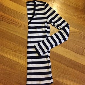 Navy and white stripe Gap Longsleeve