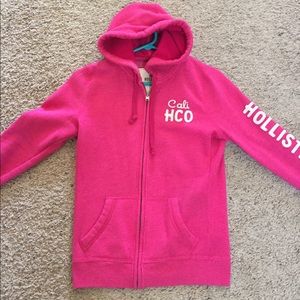 Pink zip up