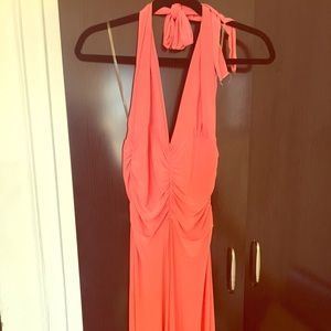 Mark down-Orange coral Capri jumper