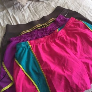 4 pair athletic shorts.