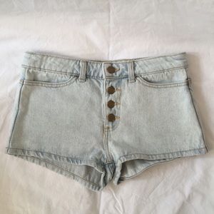 American Apparel Denim Jean Shorts
