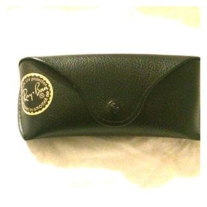 Ray Ban black sun glasses case