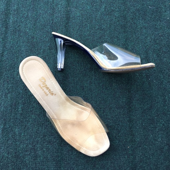 3 inch glass heels