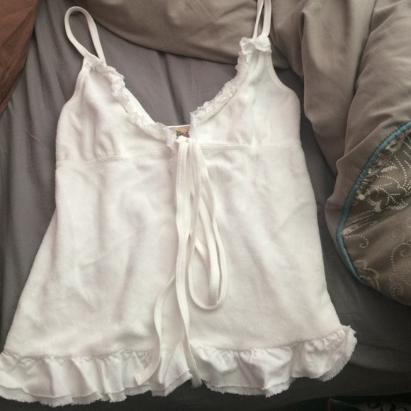 Juicy couture white tank (terry cloth)
