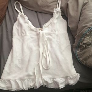 Juicy couture white tank (terry cloth)