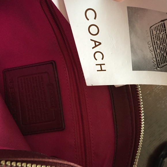 Chelsea Coach Purse - deep red - Picture 2 of 2