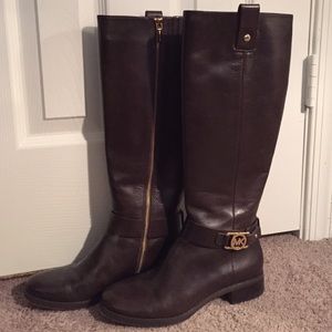Michael Kors Brown Riding Boots Size 7