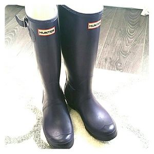 Tall Purple Hunter Wellies