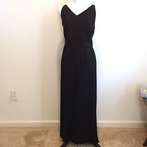 Brand New BR Monogram calf length dress w/ pleats