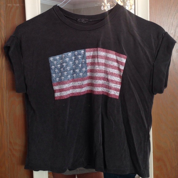 Distressed Brandy Melville Graphic Tee