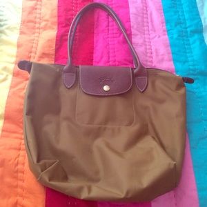 Longchamp Caramel Brown Le Pliage Tote Bag