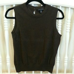 Banana Republic dark brown sweater top