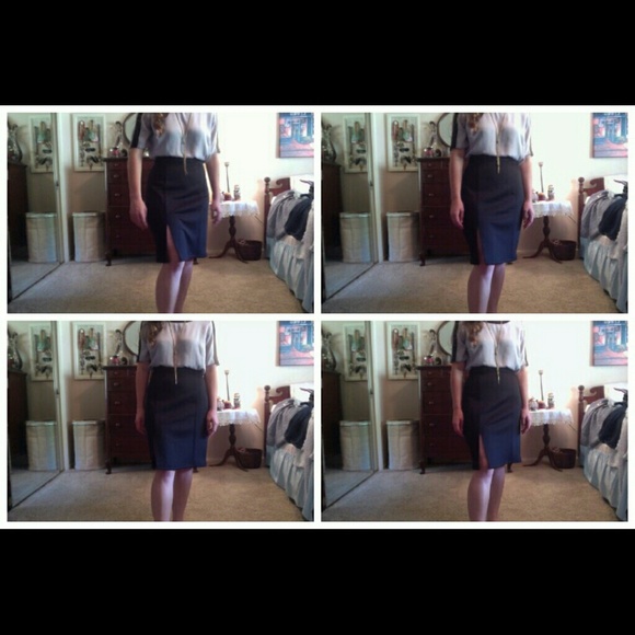 black Pencil skirt
