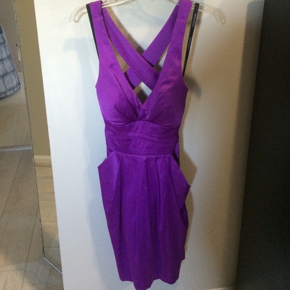 Purple party dress