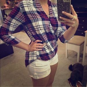 Plaid shirt SIZE M