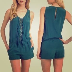 BCBG MAXAZRIA Silk Romper (Brand NEW)