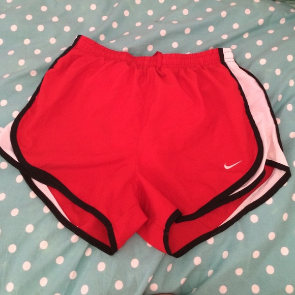 Red Nike Tempo Running shorts