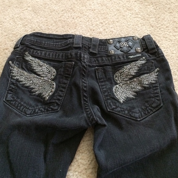 Miss me boot cut black jeans