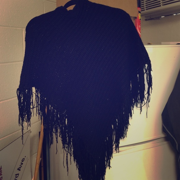 Black poncho