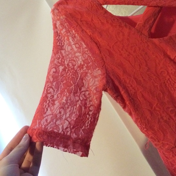 Short Peach dress - Picture 3 of 3