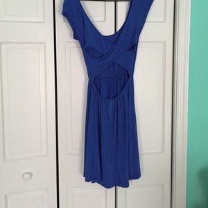 Tshirt dress with criss cross back from pac sun