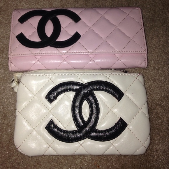 FAKE coco Chanel wallet and wristlet
