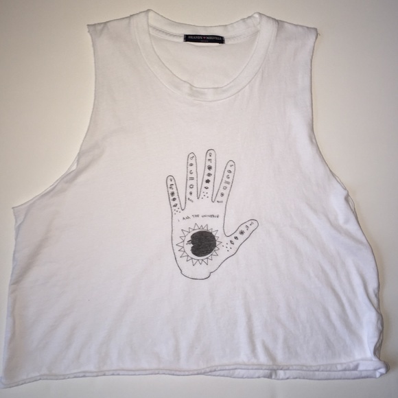 Brandy Melville "I am the Universe" Muscle Tee