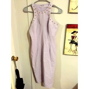 Lavender studded dress