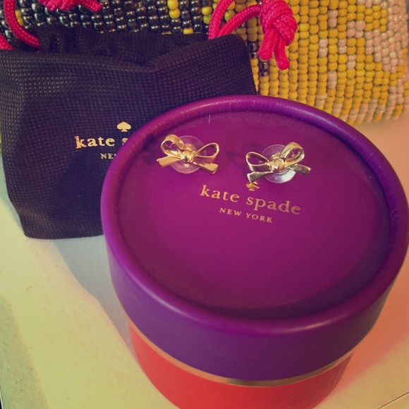 Kate spade bow earrings