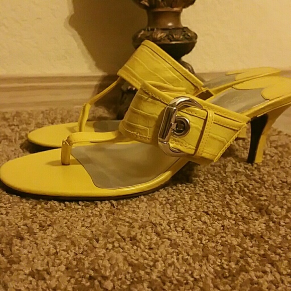 Yellow Dress Sandals