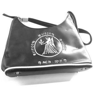 Zodiac Virgo black purse