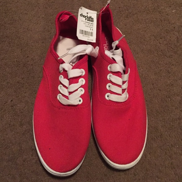 Red Canvas Sneakers