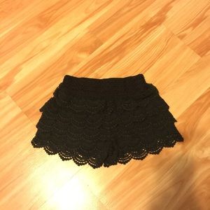 lace shorts