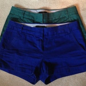 Lot of 2 J. Crew Chino Shorts