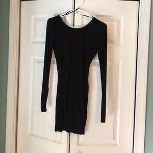 Long Sleeve Black Dress