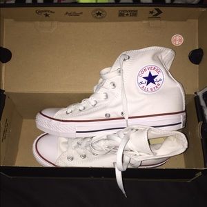 White high top converse