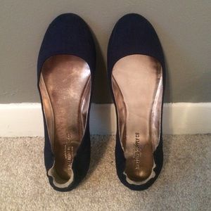 Navy blue Mossimo supply (target brand) flats!