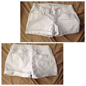 white shorts