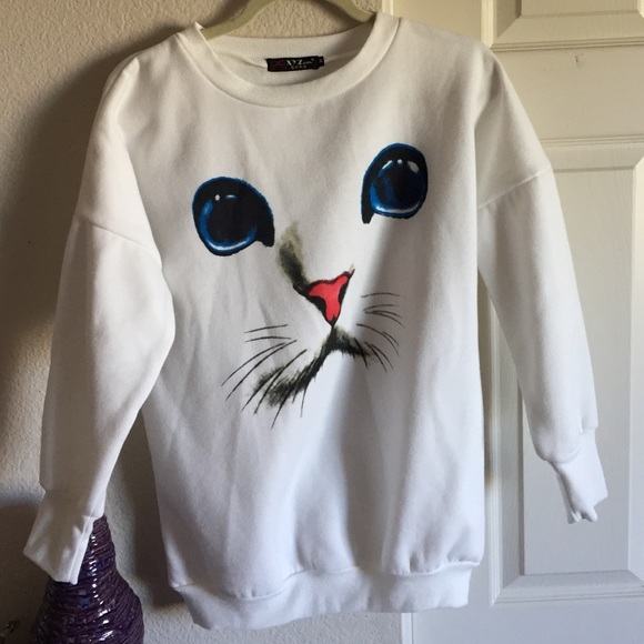 Eclectic cat sweatshirt