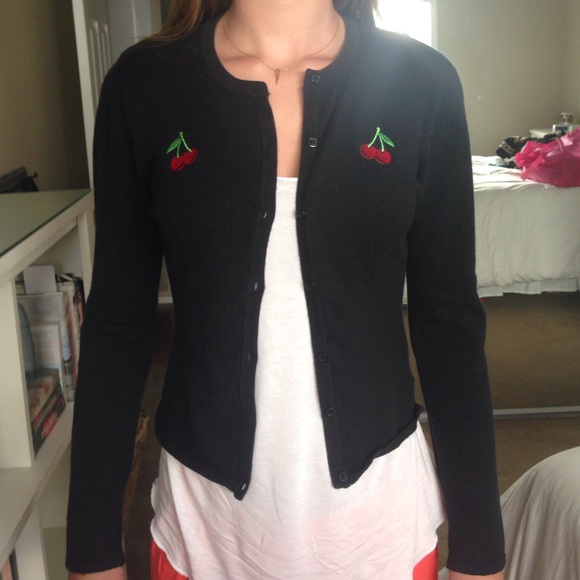 Rock Steady 50's Cherry Cardigan