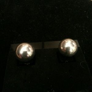Sterling Silver ball earrings