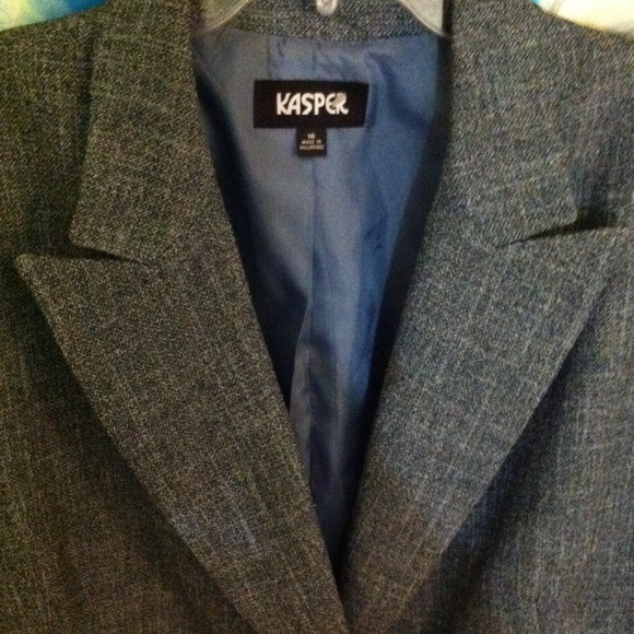 Suit Jacket in Heather Blues