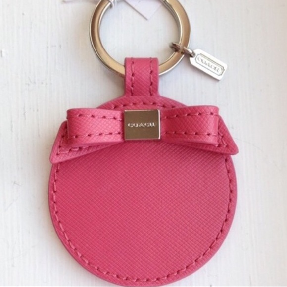 Coach Accessories - 💯Authentic Coach Keychain Fob NWT Pink Bow~