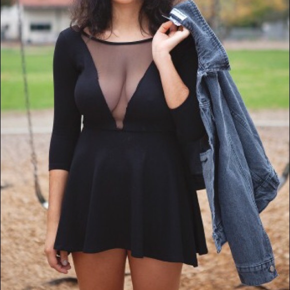 AA V Neck Skater Dress