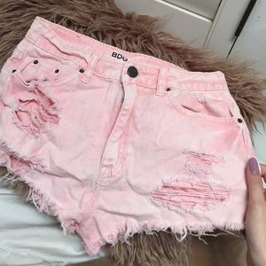 Pink shorts
